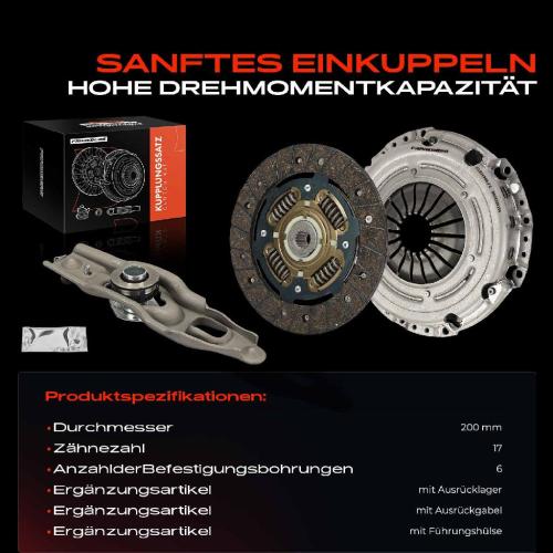 1x Kupplungssatz für Mitsubishi Colt CZC Cabriolet VI Lancer VIII Sportback Smart Forfour 1.5L 1.1L 1.3L Bild 1x Kupplungssatz für Mitsubishi Colt CZC Cabriolet VI Lancer VIII Sportback Smart Forfour 1.5L 1.1L 1.3L