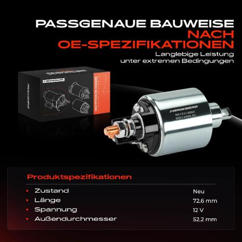 1x Magnetschalter Starter für Fiat Doblo Punto Lancia Delta 3 Alfa Romeo Giulietta Bild 1x Magnetschalter Starter für Fiat Doblo Punto Lancia Delta 3 Alfa Romeo Giulietta
