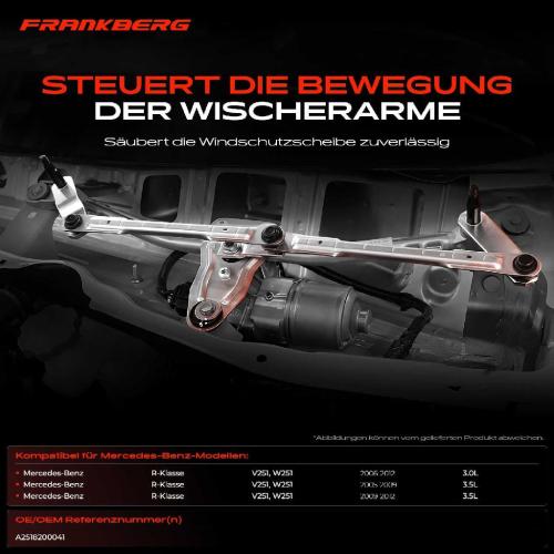 1x Wischergestänge Vorne für Mercedes-Benz Benz R Klasse W251 Bild 1x Wischergestänge Vorne für Mercedes-Benz Benz R Klasse W251