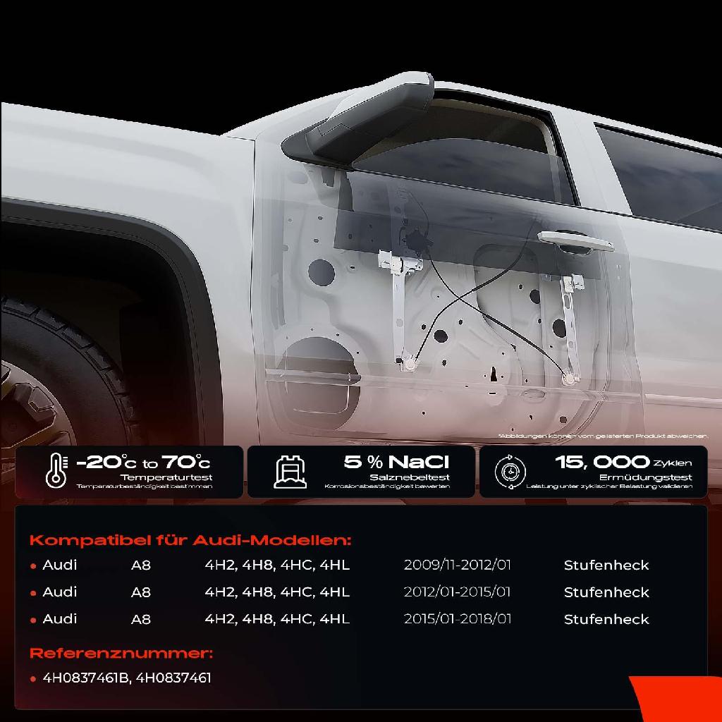 1x Fensterheber Vorne Links für Audi A8 4H2 4H8 4HC 4HL Limousine 4H0837461