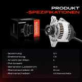 1x Lichtmaschine Generator für Alfa Romeo 145 147 155 Fiat Brava Lancia Delta 2