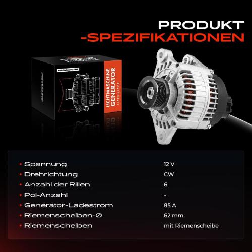 1x Lichtmaschine Generator für Alfa Romeo 145 147 155 Fiat Brava Lancia Delta 2 Bild 1x Lichtmaschine Generator für Alfa Romeo 145 147 155 Fiat Brava Lancia Delta 2