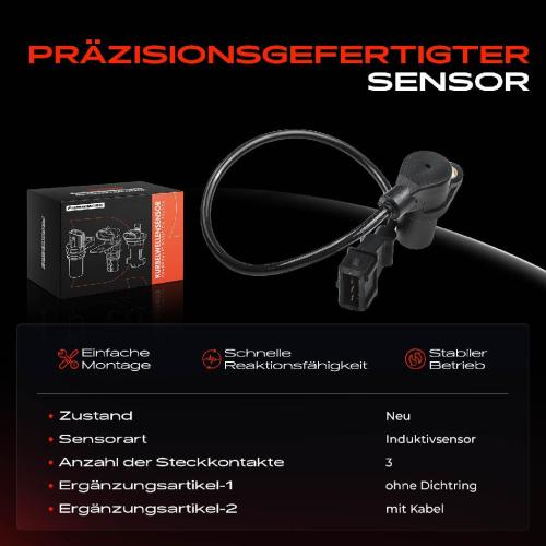 1x Nockenwellenposition Sensor für Peugeot 405 I 15B 15E 1987-1992 1.9L 1.5L Bild 1x Nockenwellenposition Sensor für Peugeot 405 I 15B 15E 1987-1992 1.9L 1.5L