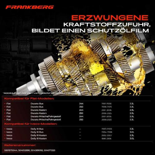 Frankberg 1x Ölpumpe für Fiat Ducato Bus 250 290 Iveco Daily III Bus Kasten Daily IV Bild Frankberg 1x Ölpumpe für Fiat Ducato Bus 250 290 Iveco Daily III Bus Kasten Daily IV