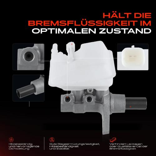 1x Hauptbremszylinder Bremszylinder für Citroën C4 UD DS KF Peugeot 3008 5008 0E 0U Bild 1x Hauptbremszylinder Bremszylinder für Citroën C4 UD DS KF Peugeot 3008 5008 0E 0U