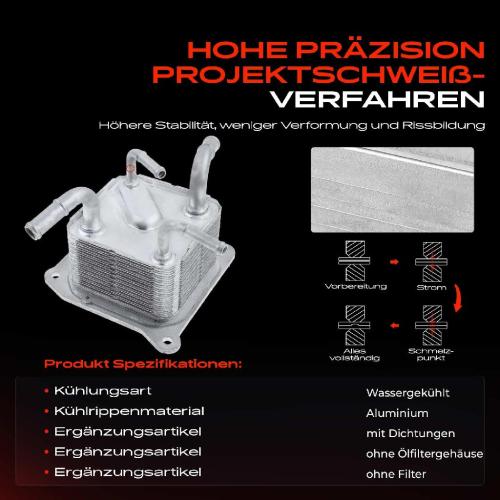 1x Ölkühler Motoröl für Nissan Juke F15 Qashqai II SUV J11 1.2L 1.6L 2010-2022 Bild 1x Ölkühler Motoröl für Nissan Juke F15 Qashqai II SUV J11 1.2L 1.6L 2010-2022