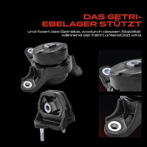2x Getriebelagerlager Vorne Links für Honda Accord Acura TSX 3.5L Bild 2x Getriebelagerlager Vorne Links für Honda Accord Acura TSX 3.5L