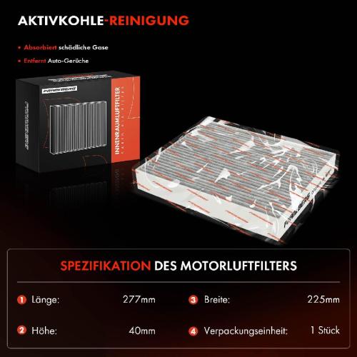 1x Innenraumfilter Aktivkohle für FORD Edge Ford Focus IV Galaxy CK Kuga 3 Bild 1x Innenraumfilter Aktivkohle für FORD Edge Ford Focus IV Galaxy CK Kuga 3