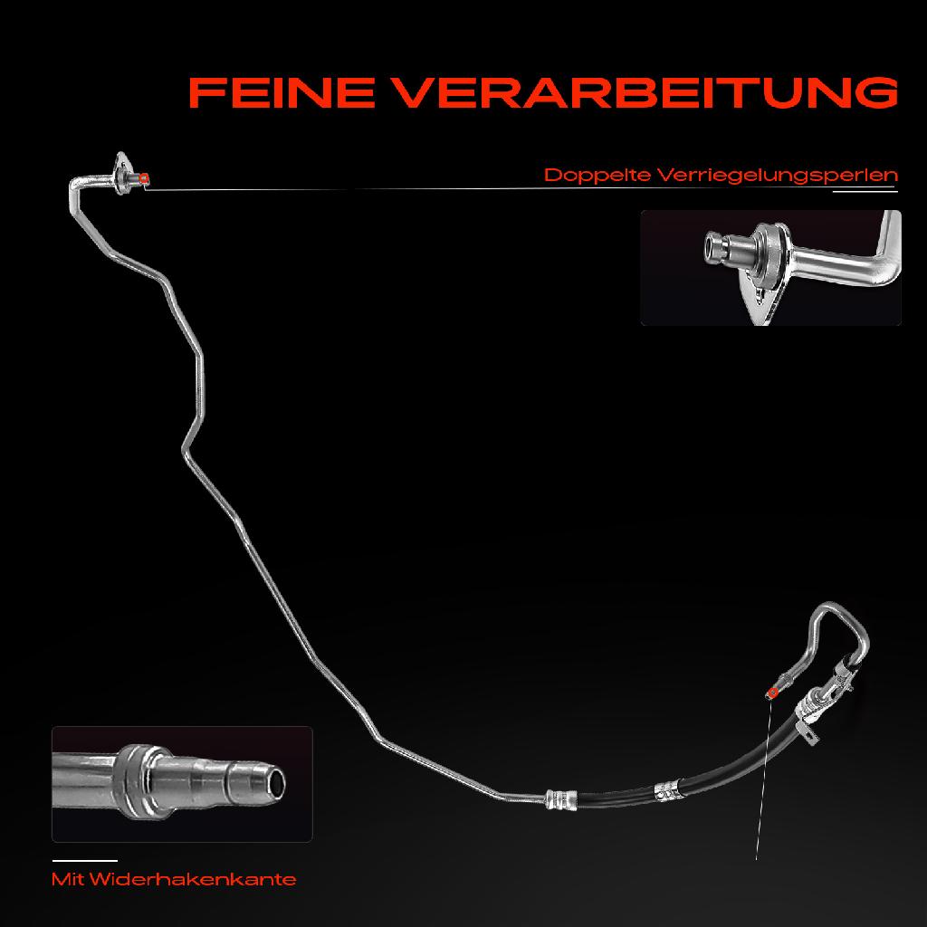 1x Servolenkung Schlauch für Ford Transit V362 FY V363 Bus Kasten FAD FBD FCD FDD