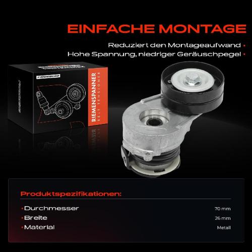 1x Spannrolle Riemenspanner für Opel Astra H Combo Corsa C D Meriva Zafira 1.7L Bild 1x Spannrolle Riemenspanner für Opel Astra H Combo Corsa C D Meriva Zafira 1.7L