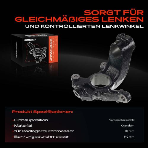 1x Achsschenkel Radaufhängung Vorderachse Rechts für Ford Galaxy Mondeo IV Stufenheck Turnier S-Max Bild 1x Achsschenkel Radaufhängung Vorderachse Rechts für Ford Galaxy Mondeo IV Stufenheck Turnier S-Max