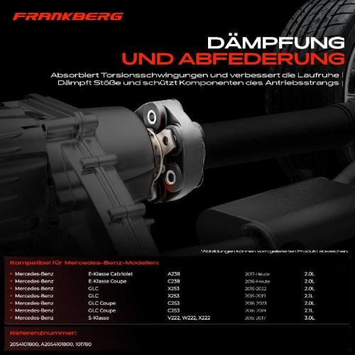 1x Gelenkscheibe Hardyscheibe Kardanwelle für Mercedes-Benz C238 GLC X253 C253 V222 Bild 1x Gelenkscheibe Hardyscheibe Kardanwelle für Mercedes-Benz C238 GLC X253 C253 V222