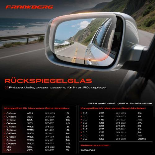 1x Spiegelglas Außenspiegel rechts für Mercedes-Benz C-Klasse Cabriolet W205 A205 C205 S205 X253 C253 Bild 1x Spiegelglas Außenspiegel rechts für Mercedes-Benz C-Klasse Cabriolet W205 A205 C205 S205 X253 C253