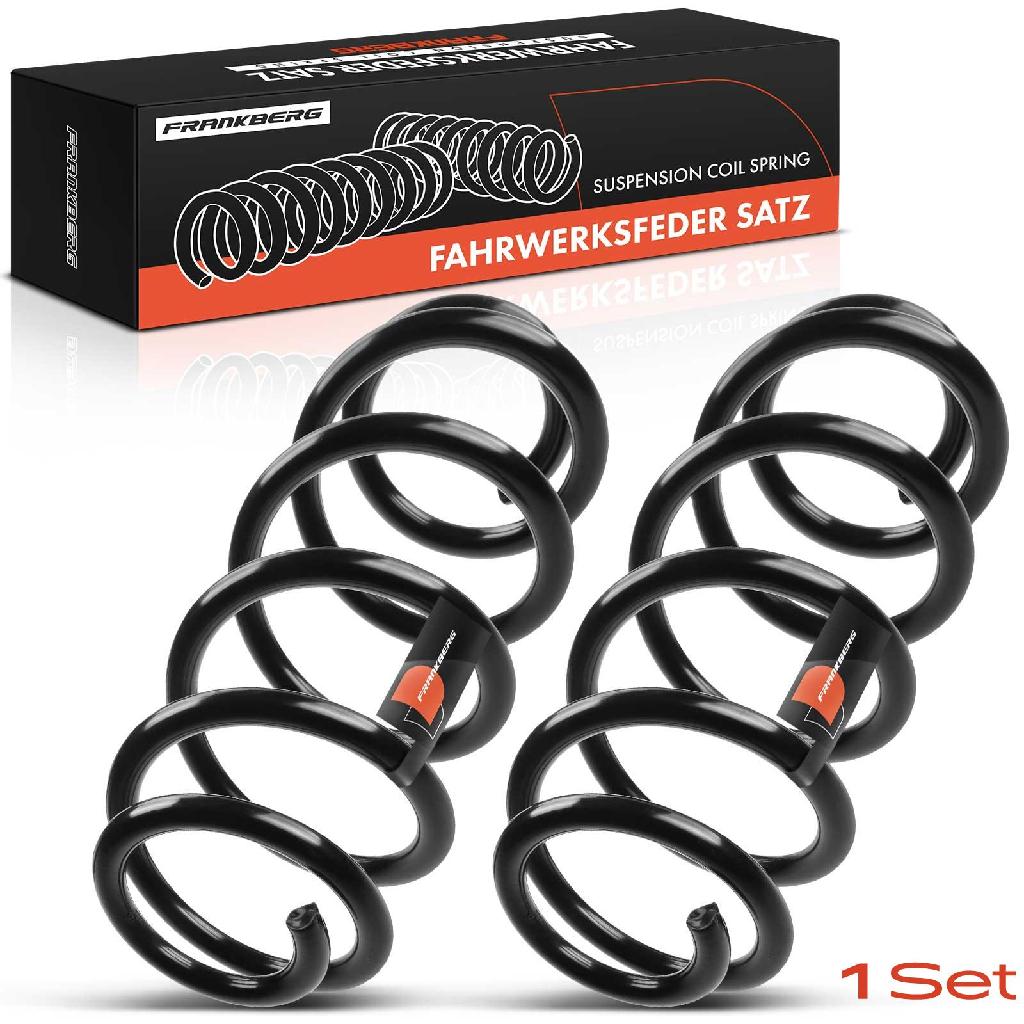 Frankberg 2x Fahrwerksfeder Hinterachse für Fiat Sedici FY 1.6L 2006-2014