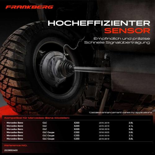 1x ABS Sensor Vorderachse rechts für Mercedes-Benz Sprinter 3,5-T B906 5-T 2.2L 2.1L 1.8L 3.0L 2006-2018 Bild 1x ABS Sensor Vorderachse rechts für Mercedes-Benz Sprinter 3,5-T B906 5-T 2.2L 2.1L 1.8L 3.0L 2006-2018