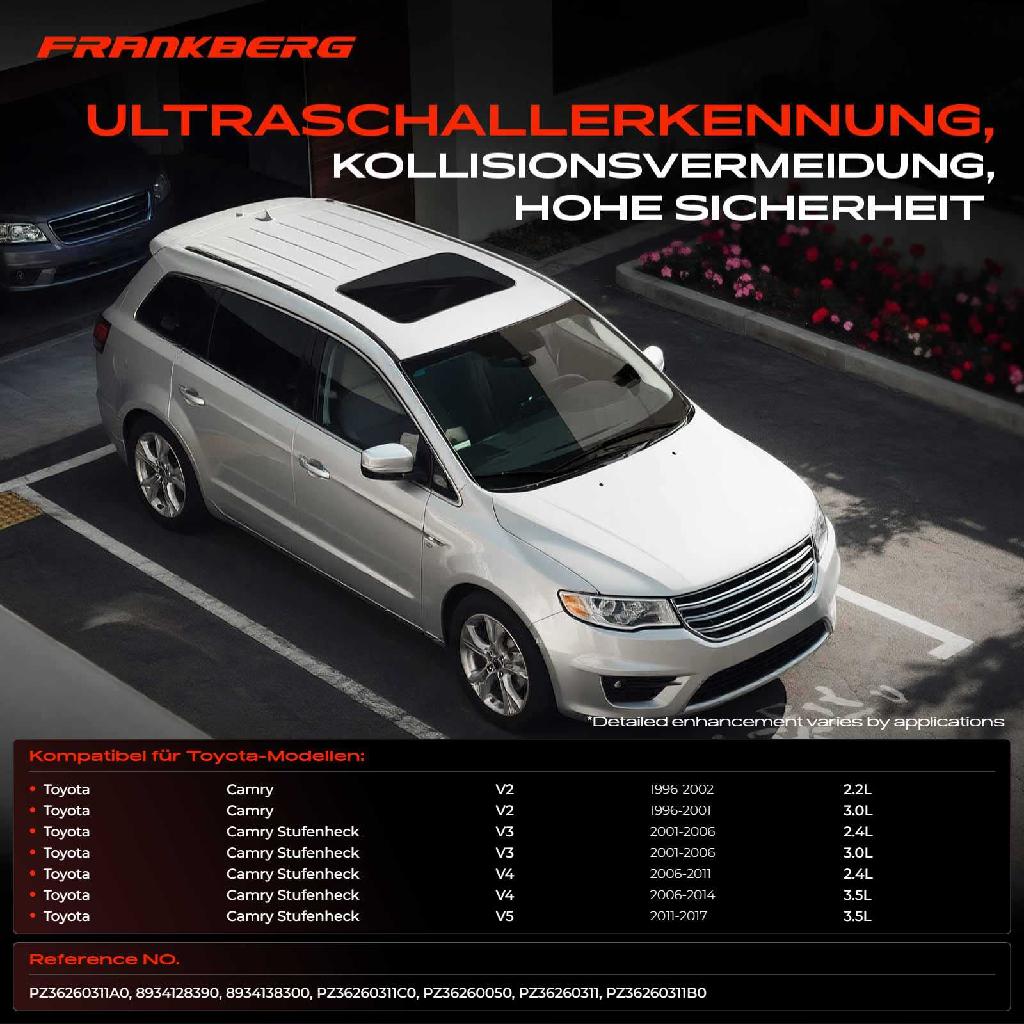 1x Parksensor PDC Sensor Vorne und Hinten für Toyota Camry V2 Stufenheck V3 V4