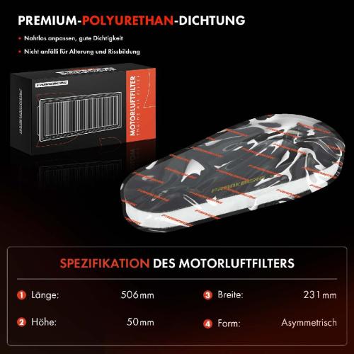 1x Luftfilter Filtereinsatz für BMW 5er F10 F07 F11 518d-535d 7er F01 F02 F03 F04 730d 740d Bild 1x Luftfilter Filtereinsatz für BMW 5er F10 F07 F11 518d-535d 7er F01 F02 F03 F04 730d 740d