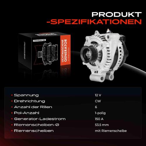 1x Lichtmaschine Generator für Jaguar F-Type XF XJ XK Land Rover Discovery IV Bild 1x Lichtmaschine Generator für Jaguar F-Type XF XJ XK Land Rover Discovery IV