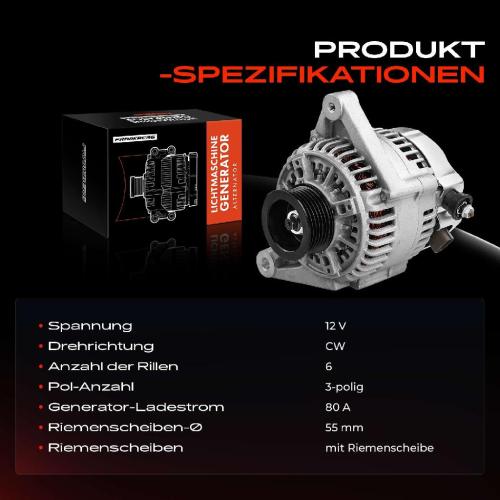 1x Lichtmaschine Generator für Toyota Corolla Celica Subaru Justy IV Bild 1x Lichtmaschine Generator für Toyota Corolla Celica Subaru Justy IV