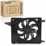 Frankberg 1x Motorkühller Einfachlüfter mit Kühlerlüfterrahmen Nissan Qashqai IJ10 JJ10E NJ10 2007-2014