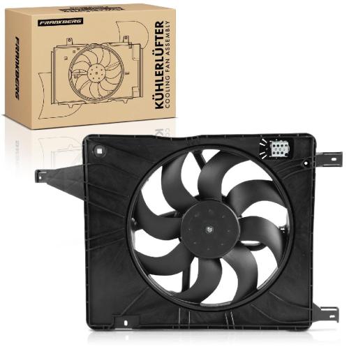 1x Motorkühller Einfachlüfter mit Kühlerlüfterrahmen Nissan Qashqai IJ10 JJ10E NJ10 2007-2014 Bild 1x Motorkühller Einfachlüfter mit Kühlerlüfterrahmen Nissan Qashqai IJ10 JJ10E NJ10 2007-2014