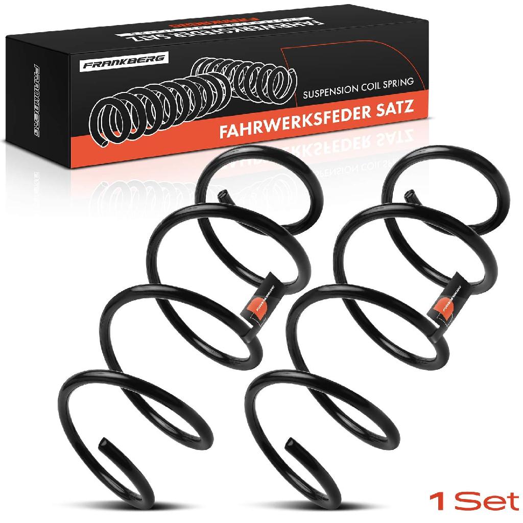 Frankberg 2x Fahrwerksfeder Vorderachse für Hyundai i10 BA IA 1.0L 1.2L 2013-2019
