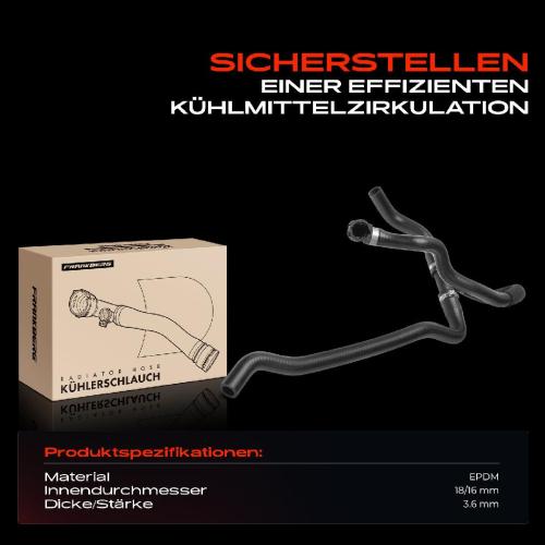 1x Kühlerschlauch Kühlwasserschlauch für BMW X5 E70 Chevrolet Silverado 1500 Crew Cab Pick-up Iveco Bild 1x Kühlerschlauch Kühlwasserschlauch für BMW X5 E70 Chevrolet Silverado 1500 Crew Cab Pick-up Iveco