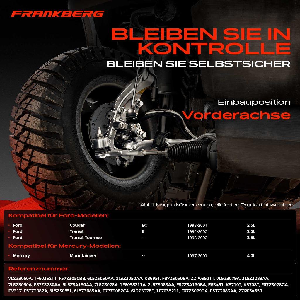 1x Querlenker Satz Vorderachse für Ford Cougar Transit Kasten Tourneo Mercury Mountaineer 2.5L 4.0L 1994-2001