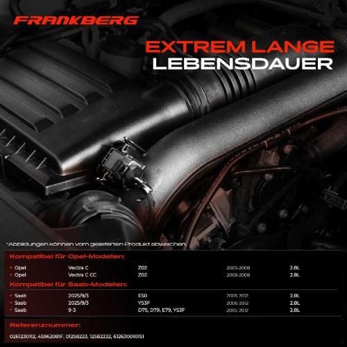 1x Abgasdrucksensor für Opel Vectra C Saab 9-3 2.8L 2005-2015 Bild 1x Abgasdrucksensor für Opel Vectra C Saab 9-3 2.8L 2005-2015