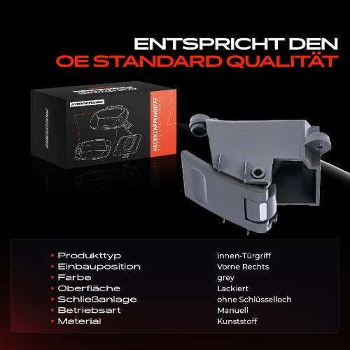 1x Türgriff Vorne Rechts innen für VW LT 28-35 II Bus Kasten 2DB 2DE Mercedes-Benz B901 B902 B903 B904 B905 Bild 1x Türgriff Vorne Rechts innen für VW LT 28-35 II Bus Kasten 2DB 2DE Mercedes-Benz B901 B902 B903 B904 B905