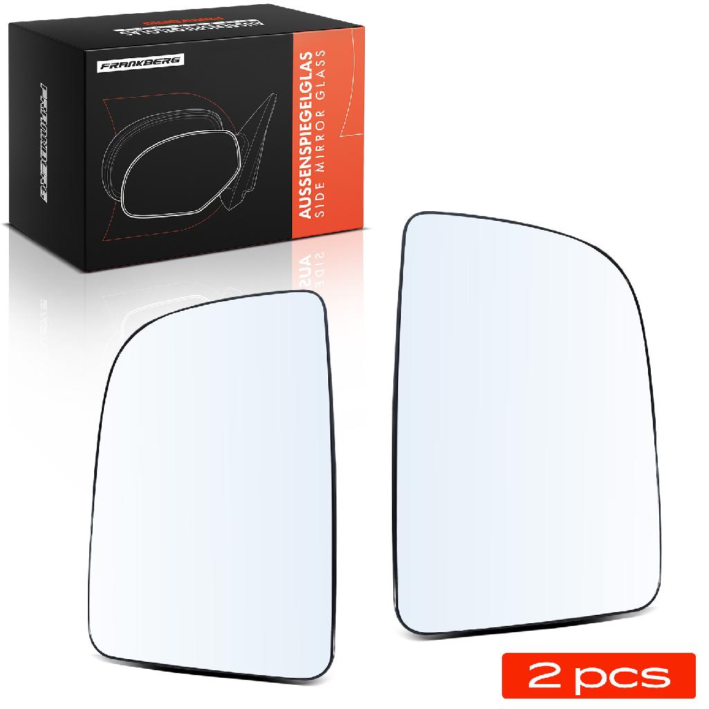 2x Spiegelglas Außenspiegel Vorne Links Rechts für Mercedes-Benz B907 B910