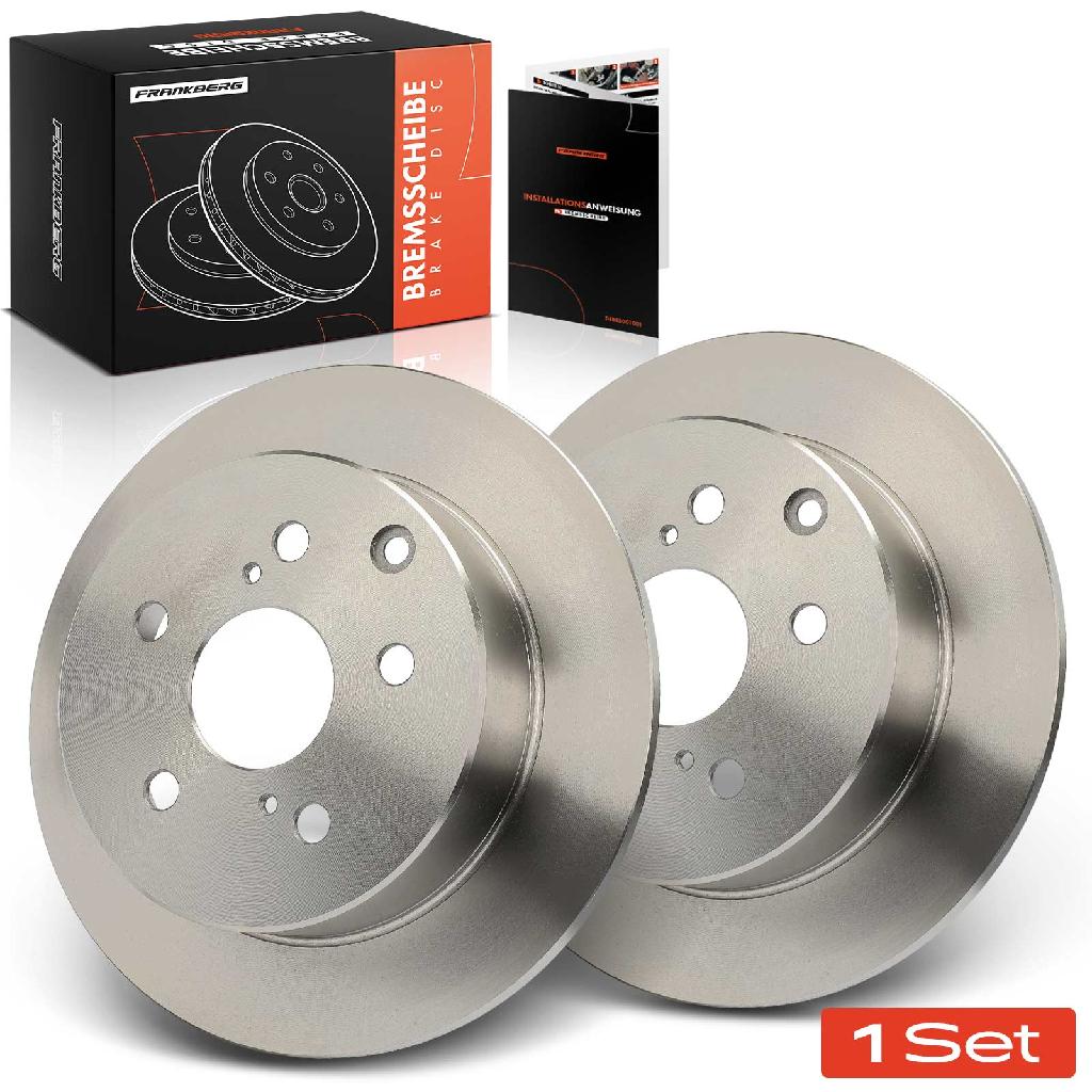 2x Bremsscheiben Hinterachse für Toyota Avensis Station Wagon Stufenheck T25 2005-2008