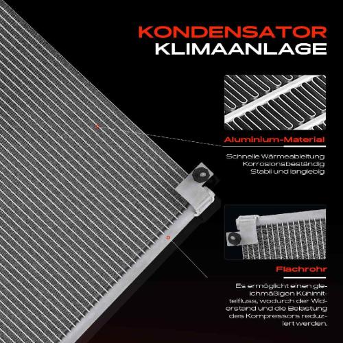 1x Kondensator Klimaanlage für Daewoo Lanos Stufenheck KLAT Bj ab 1997 Bild 1x Kondensator Klimaanlage für Daewoo Lanos Stufenheck KLAT Bj ab 1997