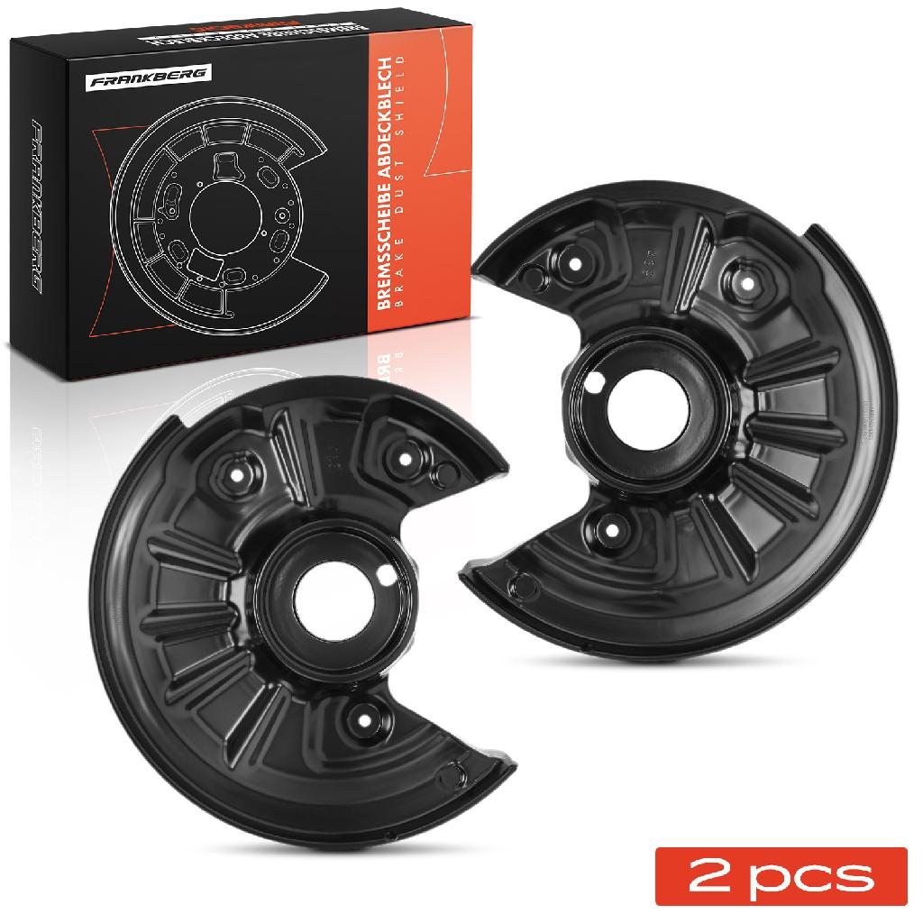 2x Ankerblech Bremsscheibe Hinterachse Beidseitig für VW Golf Audi A3 8V Seat Leon Skoda Octavia