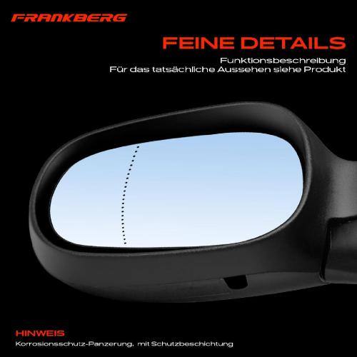 Frankberg 1x Au enspiegel Links f r Renault Clio II Thalia I BB CB SB0/1/2 LB 2000-2024 Bild Frankberg 1x Au enspiegel Links f r Renault Clio II Thalia I BB CB SB0/1/2 LB 2000-2024