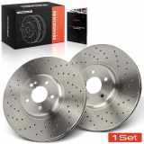 Frankberg 2x Bremsscheiben Vorderachse für Mercedes-Benz W205 A205 C205 S205 C257 W213 Bj ab 2015