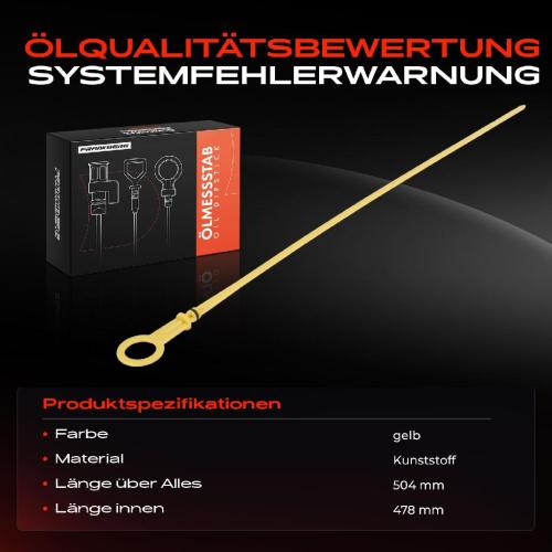 1x Ölmessstab Ölpeilstab Ölstab für Dacia Lodgy LS Renault Clio II BB CB Logan I Bild 1x Ölmessstab Ölpeilstab Ölstab für Dacia Lodgy LS Renault Clio II BB CB Logan I