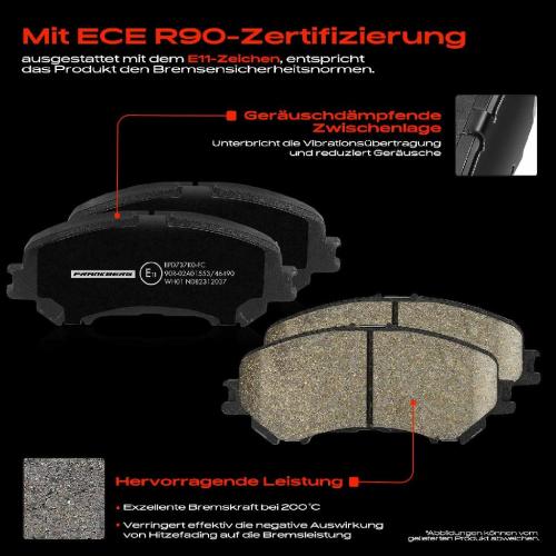 4x Bremsbeläge Vorderachse für Nissan Qashqai II SUV X-Trail Renault Kadjar 2013-2025 Bild 4x Bremsbeläge Vorderachse für Nissan Qashqai II SUV X-Trail Renault Kadjar 2013-2025