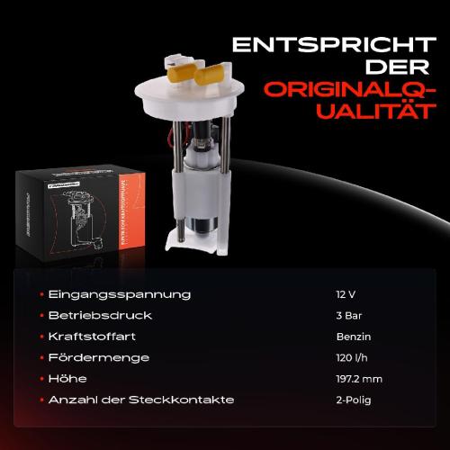1x Kraftstoffpumpe für Citroën Saxo S0 S1 Peugeot 106 I 1A 1C 1.4L 1.6L 1993-2004 Bild 1x Kraftstoffpumpe für Citroën Saxo S0 S1 Peugeot 106 I 1A 1C 1.4L 1.6L 1993-2004