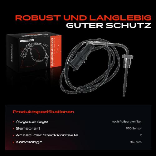 Frankberg 1x Abgastemperatursensor für Fiat Doblo Lancia Thesis 1.9L 2.4L Bild Frankberg 1x Abgastemperatursensor für Fiat Doblo Lancia Thesis 1.9L 2.4L