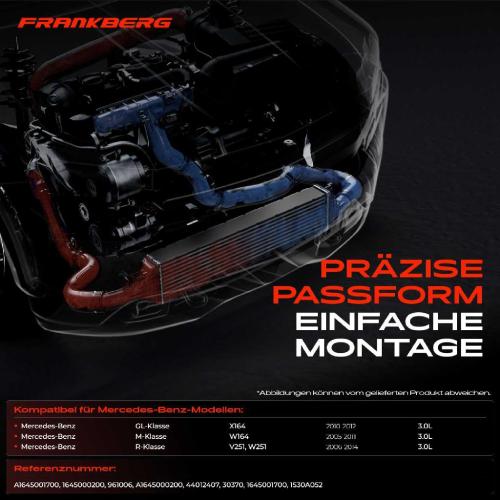 1x Ladeluftkühler Turbokühler für Mercedes-Benz M-Klasse W164 V251 W251 X164 3.0L Bild 1x Ladeluftkühler Turbokühler für Mercedes-Benz M-Klasse W164 V251 W251 X164 3.0L