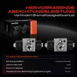 2x Radbremszylinder Hinten für VW Passat 35I Audi 100 Seat Skoda 1.5L-2.4L