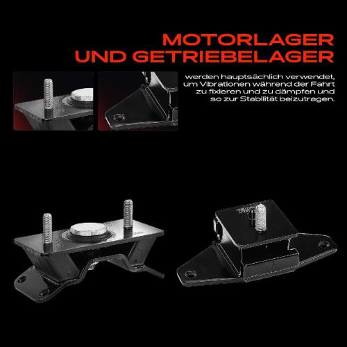 2x Motorlager Getriebelagerlager Vorne und Hinten für Toyota Land Cruiser 100 J1 Lexus 4.7L 1998-2007 Bild 2x Motorlager Getriebelagerlager Vorne und Hinten für Toyota Land Cruiser 100 J1 Lexus 4.7L 1998-2007
