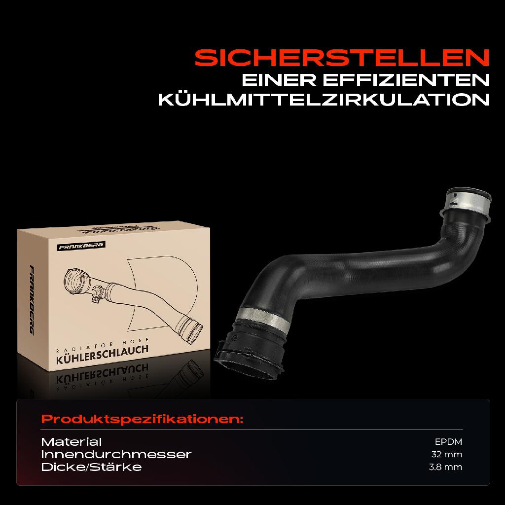 1x Kühlerschlauch Kühlwasserschlauch für Mercedes-Benz W212 S212 W204 C204 C207 X204 1.6L 2.0L