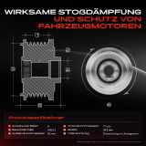 1x Generatorfreilauf Lichtmaschine für Toyota Yaris Kasten 1.0L