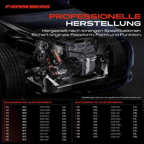 1x Spannrolle Riemenspanner für Audi A4 B7 A6 C6 Q5 2.4L-3.2L Bild 1x Spannrolle Riemenspanner für Audi A4 B7 A6 C6 Q5 2.4L-3.2L