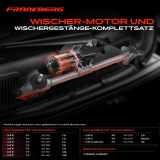 Frankberg 1x Wischerarm Scheibenwischer Vorne für VW Golf III Cabriolet Variant Vento
