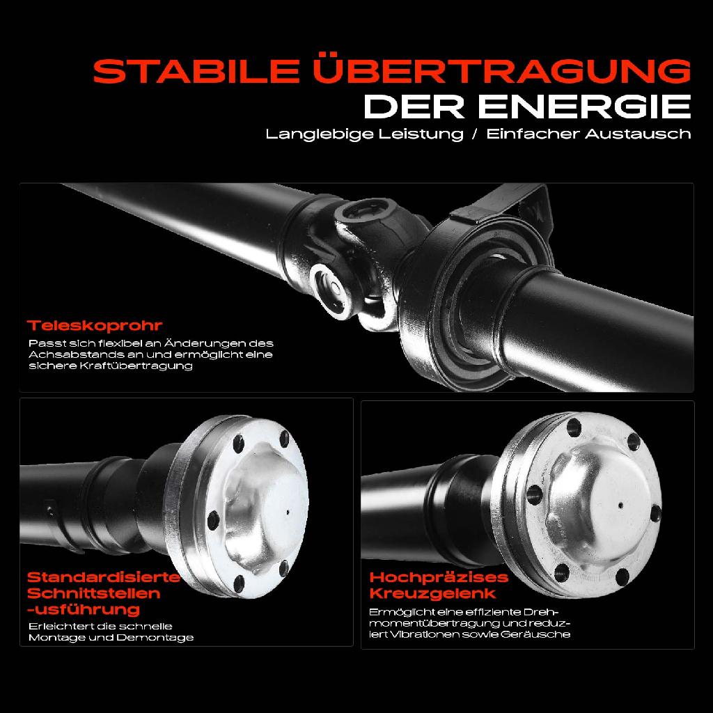 1x Kardanwelle Gelenkwelle Hinterachse für Volvo V70 II XC70 Cross Country 2.4L 2.5L 2001-2002