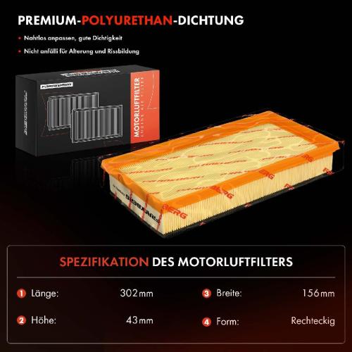2x Luftfilter Filtereinsatz für VW Golf V Polo Seat Ibiza III Cordoba Skoda Fabia Roomster Bild 2x Luftfilter Filtereinsatz für VW Golf V Polo Seat Ibiza III Cordoba Skoda Fabia Roomster