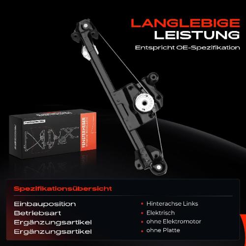 1x Fensterheber Hinten Links für Opel Astra H A04 2004-2014 Bild 1x Fensterheber Hinten Links für Opel Astra H A04 2004-2014